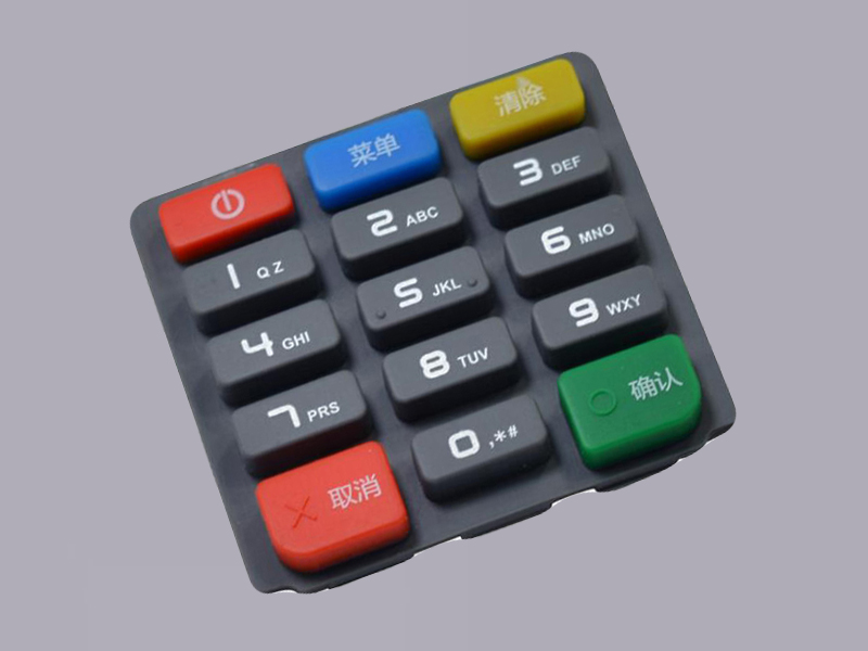 Radium silicone button POS machine keypad