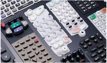 Consumer electronic silicone keypad